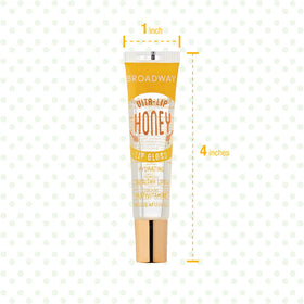 Ruby Kisses Vita-Lip Gloss showing non-sticky texture