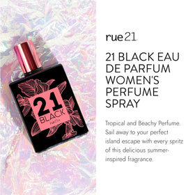 Rue 21 Black Eau De Parfum 1.7 fl oz bottle side view
