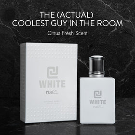 Rue 21 CJ White Men's Cologne Spray side view
