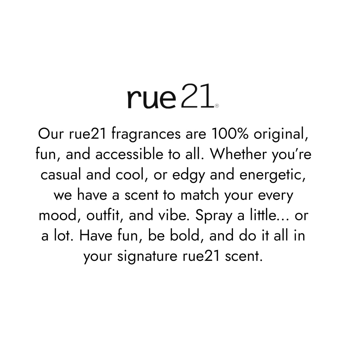 Rue 21 CJ White Men's Cologne Spray with background elements