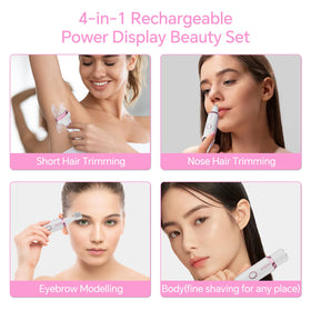 RUIBO Electric Razor for Women in a stylish travel case