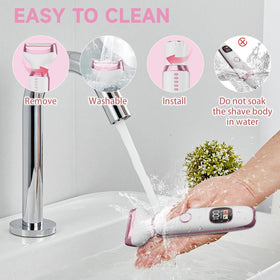 RUIBO Electric Razor for Women packaging on a counter
