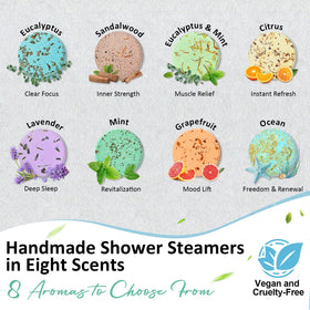 RUSEMLE shower steamer tablet in citrus scent