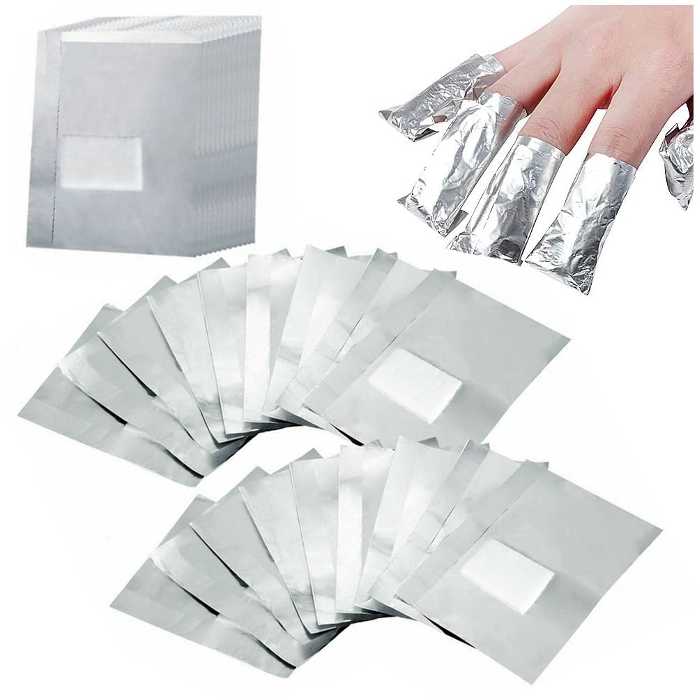 Rvetol Nail Polish Remover Foil Wraps 200 pcs front view