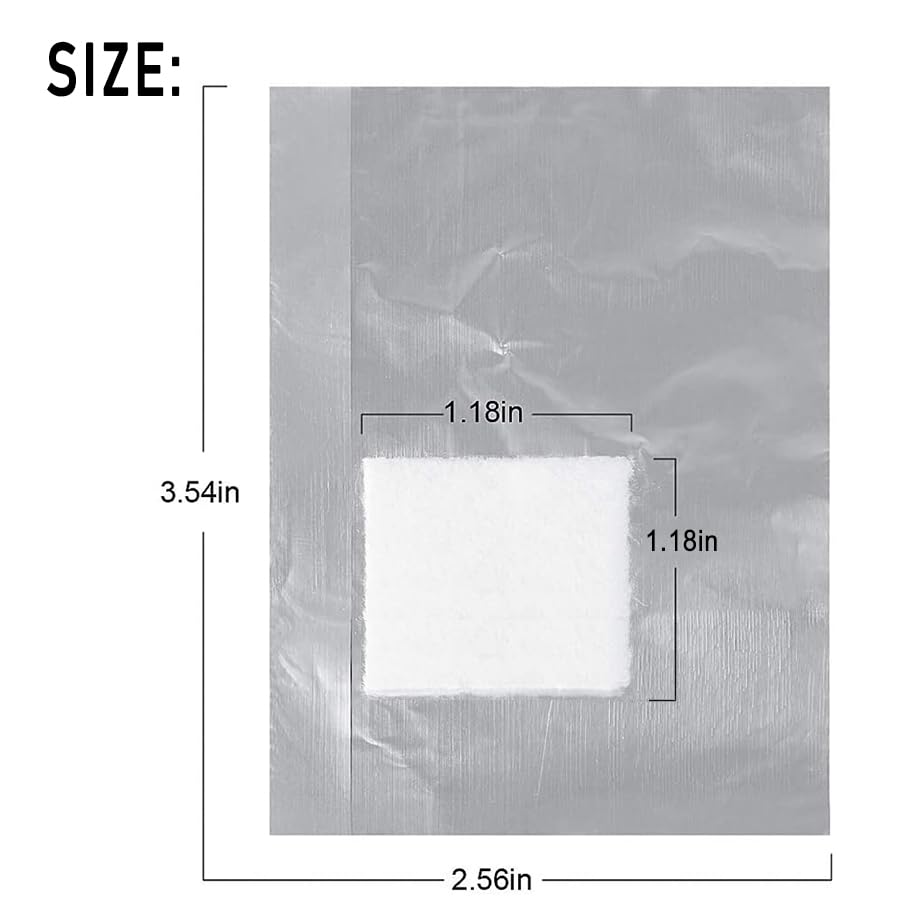 Rvetol Nail Polish Remover Foil Wraps with cotton pads
