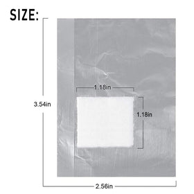 Rvetol Nail Polish Remover Foil Wraps with cotton pads