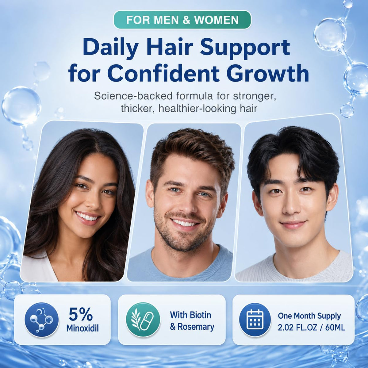 Rylx Hair Growth Serum 60ML back view