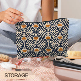 RYYCDOI Boho Makeup Bag gift presentation with ribbon