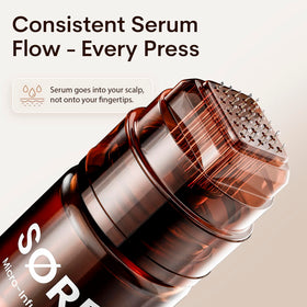 SØREN Micro Infusion Device in use on a scalp