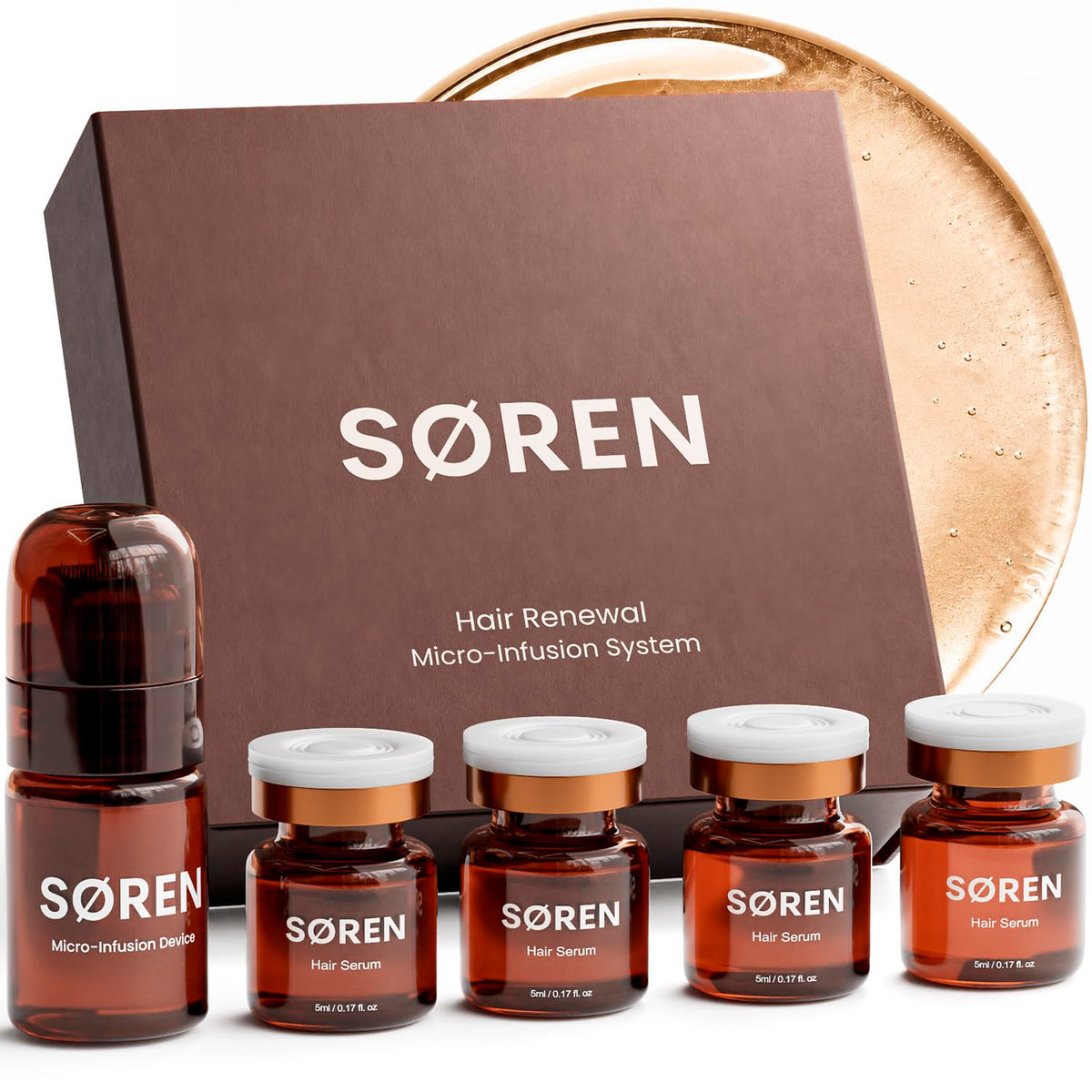 SØREN Micro Infusion Device with gold-plated applicator