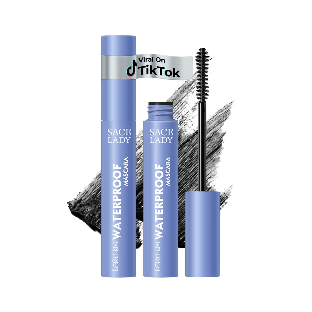 SACE LADY Black Mascara front view with sleek design