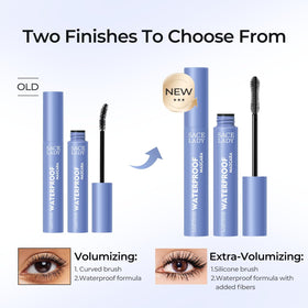 SACE LADY Black Mascara showing smooth application on lashes