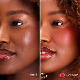Sacheu Cheek STAY-N Liquid Blush I'm Flirty in natural light