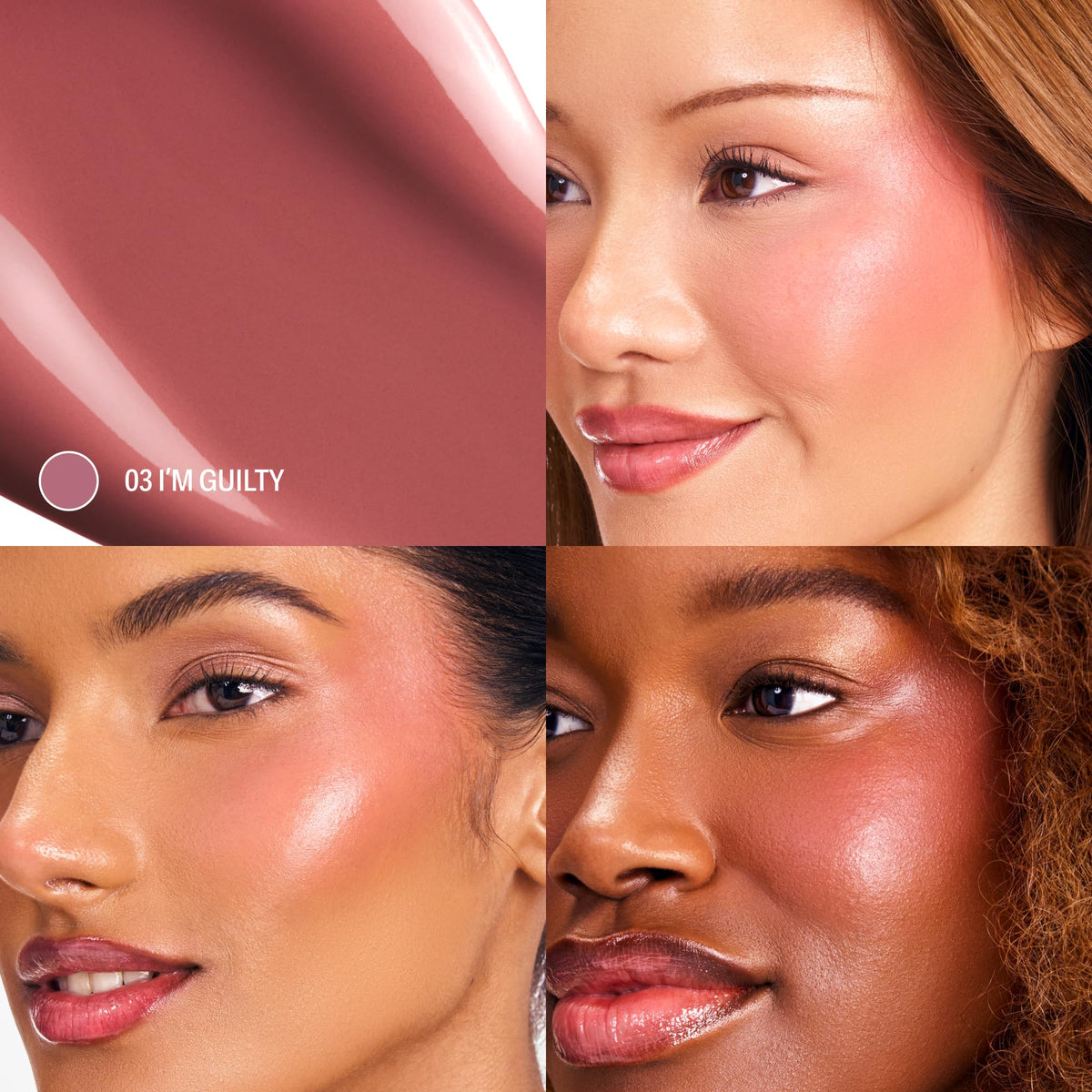 Sacheu Cheek STAY-N Liquid Blush I'm Guilty sponge applicator close-up