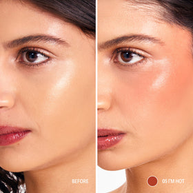 Sacheu Cheek STAY-N Liquid Blush I'm Hot close-up of texture