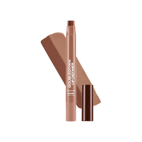 Sacheu DoubleDown Lip Definer front view in Coffee Break