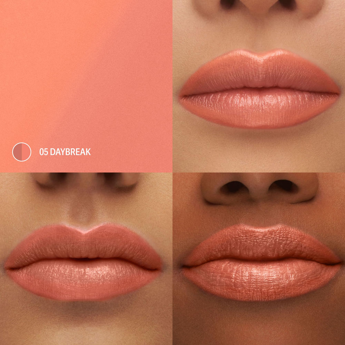 Sacheu DoubleDown Lip Definer side view showing dual-colour bullet