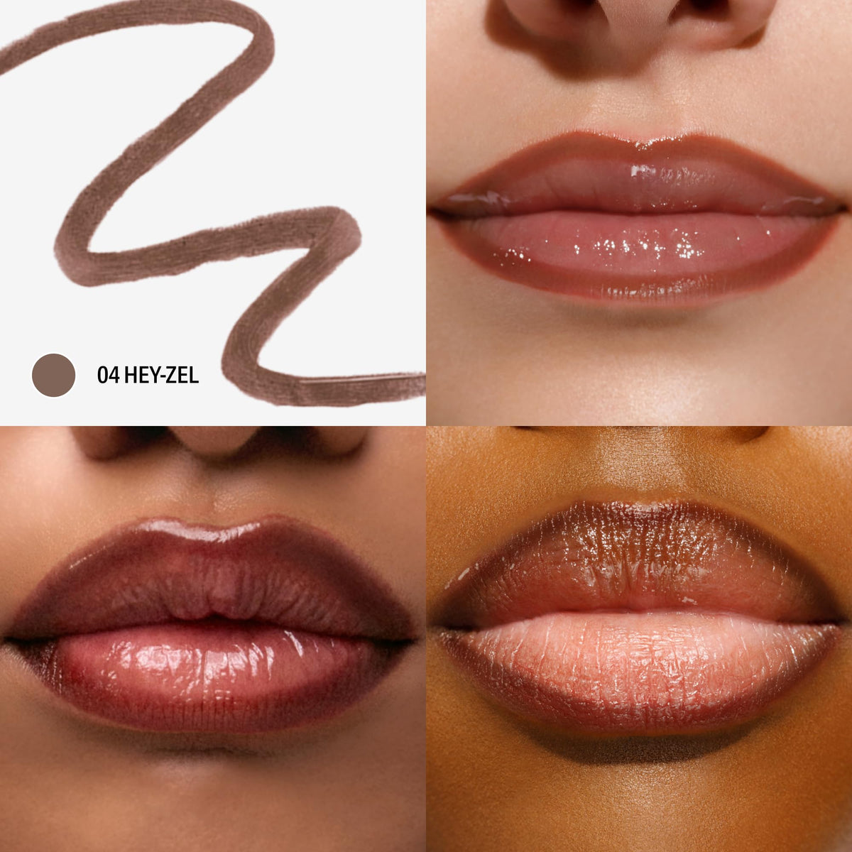 Sacheu Lip Liner STAY-N Peel Off Lip Stain HEY-zel applicator