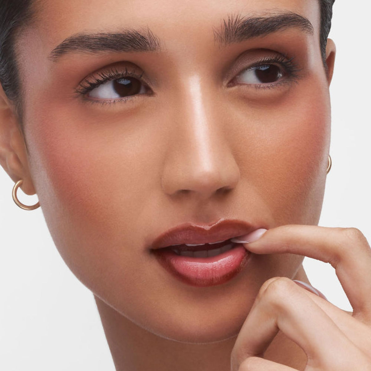 Sacheu Lip Liner STAY-N Peel Off Lip Stain on a makeup vanity