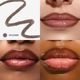 Sacheu Lip Liner STAY-N Peel Off Lip Stain Set in use