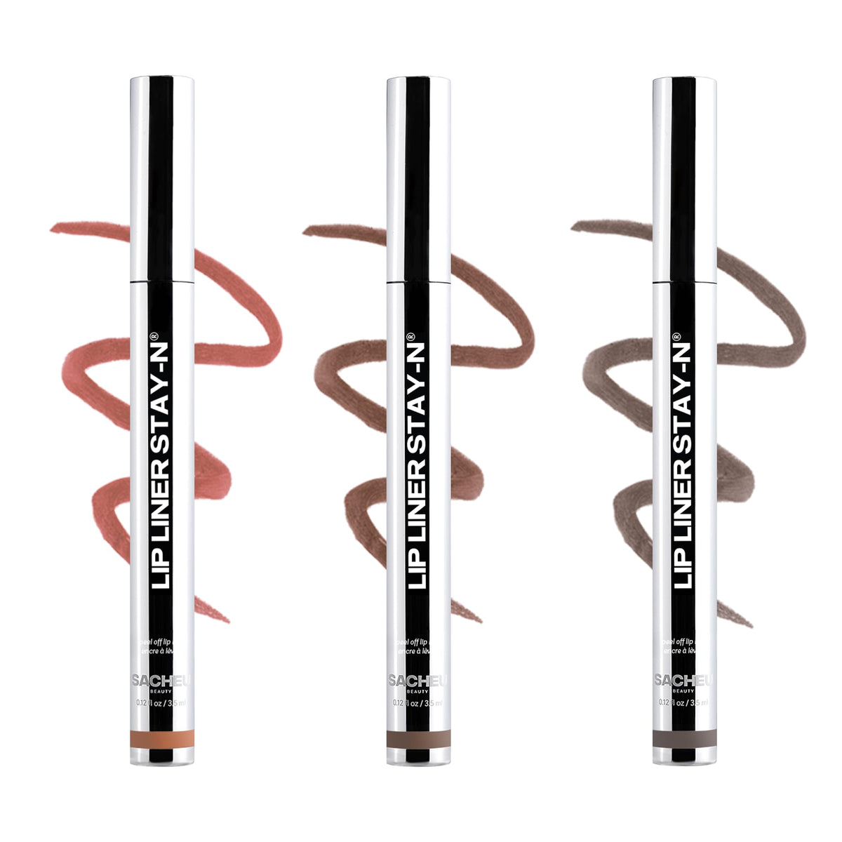 Sacheu Lip Liner STAY-N Peel Off Lip Stain Set packaging front view