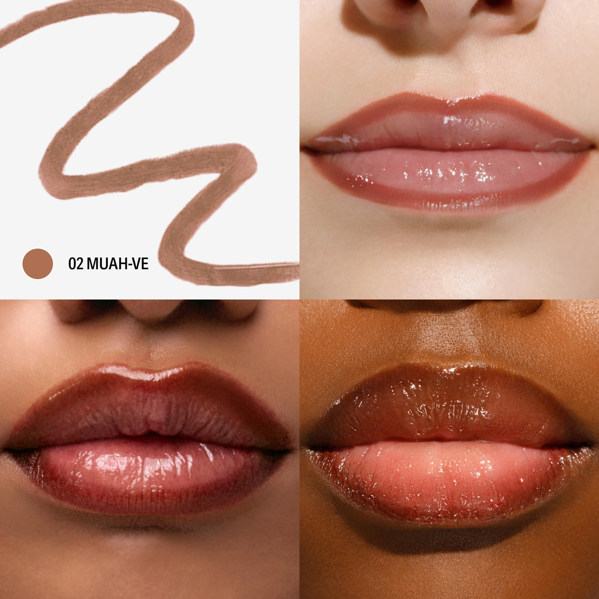Sacheu Lip Liner STAY-N Peel Off Lip Stain swatch on skin