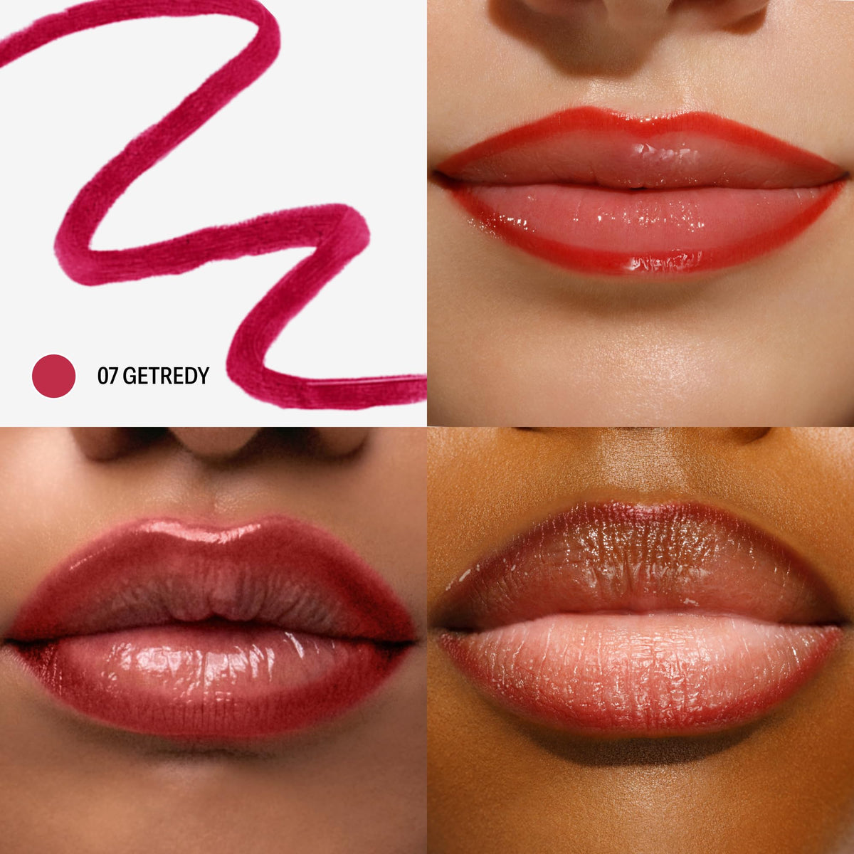Sacheu STAY-N Lip Stain packaging with vibrant colour