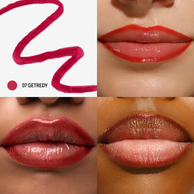 Sacheu STAY-N Lip Stain packaging with vibrant colour