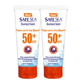 SAFE SEA Anti-Jellyfish Sting Lotion SPF 50 tube front view