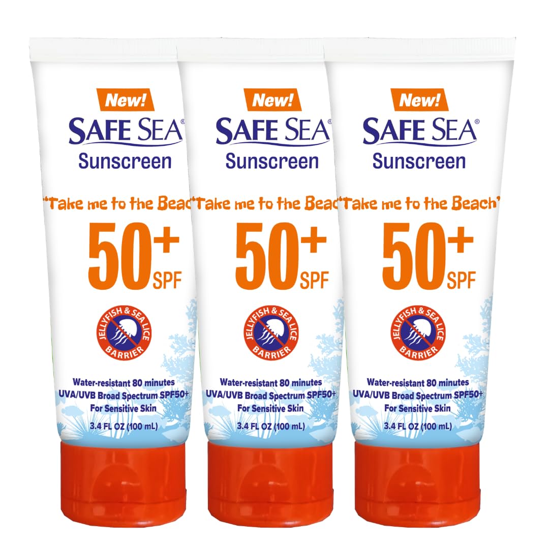 SAFE SEA Anti-Jellyfish Sting Protective Lotion SPF 50 front view