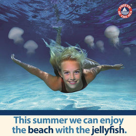 SAFE SEA Jellyfish Sting-Blocking Sunscreen SPF 50+ back view