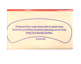 Safeguard Antibacterial Bath Bar Soap on a bathroom counter