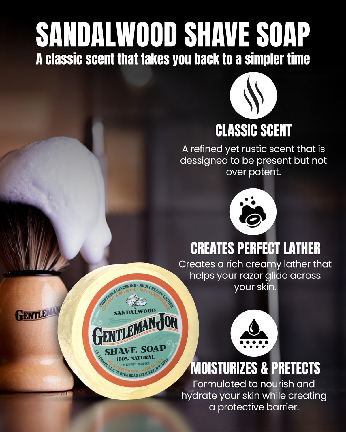 Safety razor with five blades from Gentleman Jon set