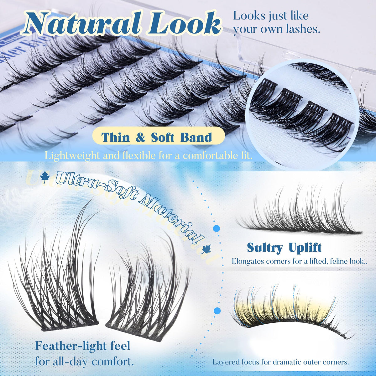 Safety tweezers included in FANXITON lash kit