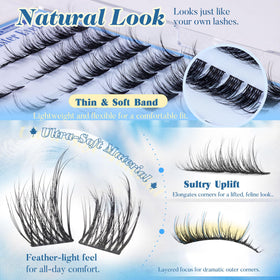 Safety tweezers included in FANXITON lash kit