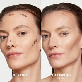 Saie Dew Bronze Liquid Bronzer Stick applicator close-up