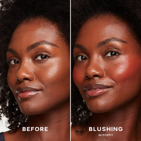 Saie Dew Liquid Blush applicator close-up