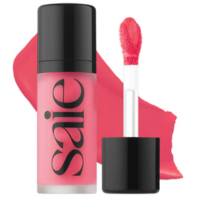 Saie Dew Liquid Blush Flirty front view with doe-foot applicator