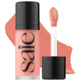 Saie Dew Liquid Blush for Cheeks in Rosy shade, front view