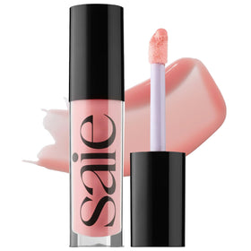 Saie Glossybounce Hydrating Lip Gloss Oil Hybrid in Bubble front view