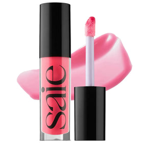 Saie Glossybounce Hydrating Lip Gloss Oil Hybrid in Play front view