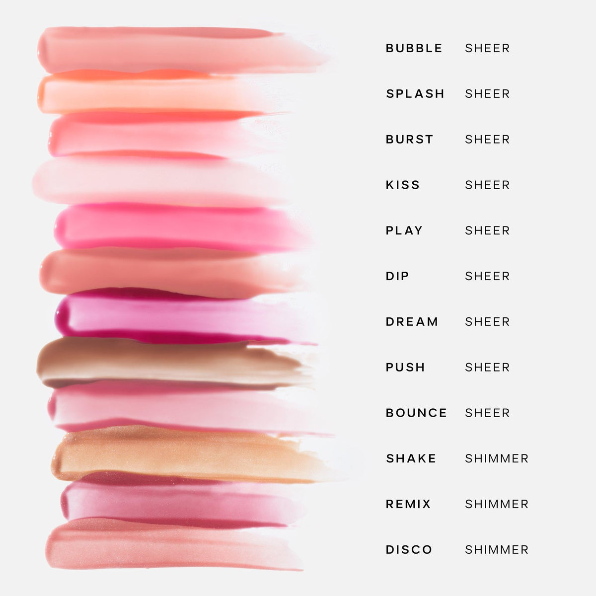 Saie Glossybounce Hydrating Lip Gloss Oil Hybrid packaging