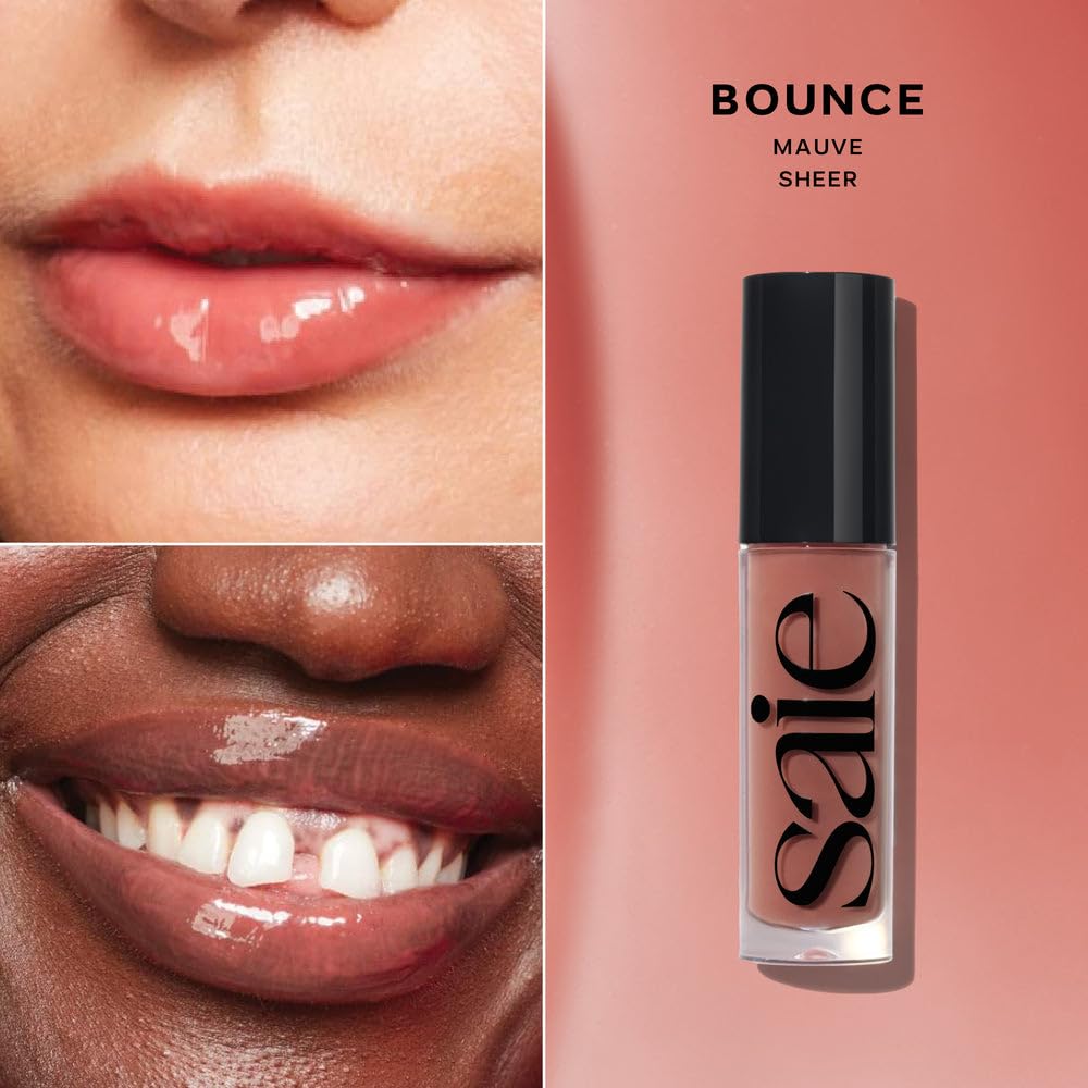 Saie Glossybounce Lip Gloss Oil packaging side view