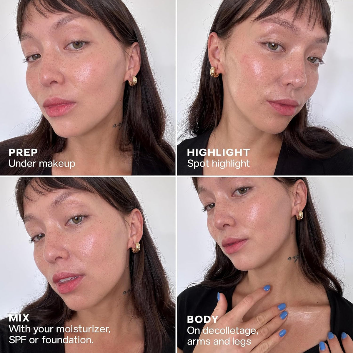 Saie Glowy Super Gel Duo lifestyle scene