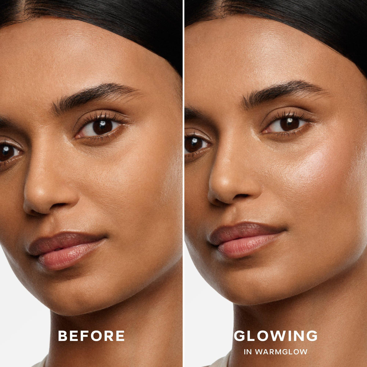 Saie Mini Glowy Super Gel Primer Warmglow bottle with pump
