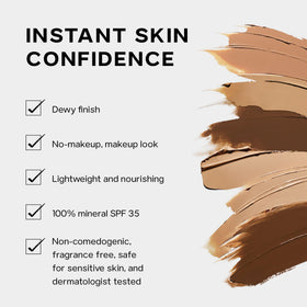 Saie Slip Tint Tinted Sunscreen SPF 35 with applicator