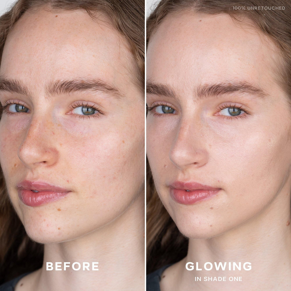 Saie Slip Tint Tinted Sunscreen texture on skin