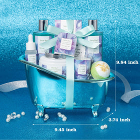 Saint Roy Bath and Body Basket Set arranged for gift-giving