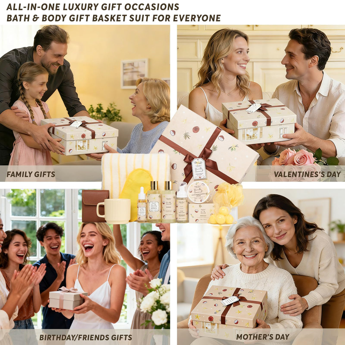 Saint Roy Coconut Vanilla Shower Gel bottle