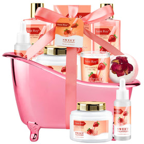 Saint Roy Spa Gift Basket 9-Piece Aromatherapy Set front view